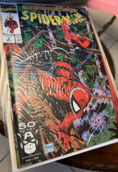Spider-Man #8 Direct Edition (1991) Spider-Man 