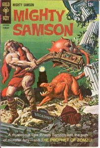 MIGHTY SAMSON 13 VG+  February 1968 COMICS BOOK