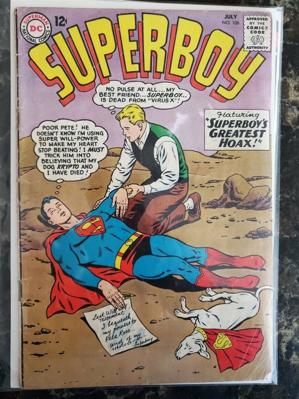 Superboy #106 (DC,1963) Condition FN/FN+