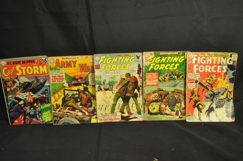 Low Grade Military Comic Lot! Grade 2.0-4.5/5 WH