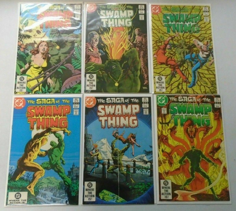 Swamp Thing comic lot2nd Series From:#2-19 17 Different Books Avg 7.0 (1982+83)