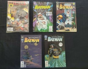 BATMAN 5PC (VF) JIM LEE, DEADSHOT SHOT DEAD!, PUNCHLINE!, KNIGHTQUEST 1994-2003