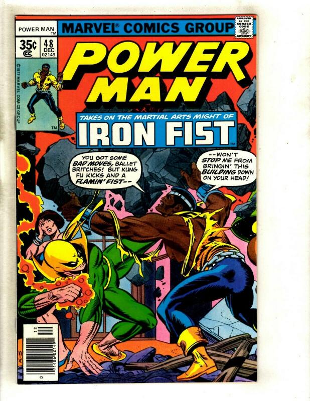 Power Man & Iron Fist # 48 NM Marvel Comic Book Defenders Heroes For Hire GK1