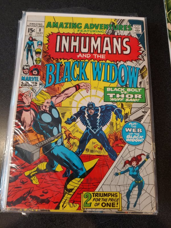 ​AMAZING ADVENTURES #8 THOR VS. BLACKBOLT FINE