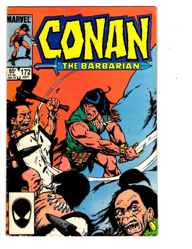 6 Conan the Barbarian Marvel Comic Books # 60 115 128 136 145 172 Buscema WM2