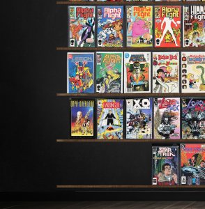 Huge Lot 160+ Comics with Supergirl, X-O Manowar, Alpha Flight & More!