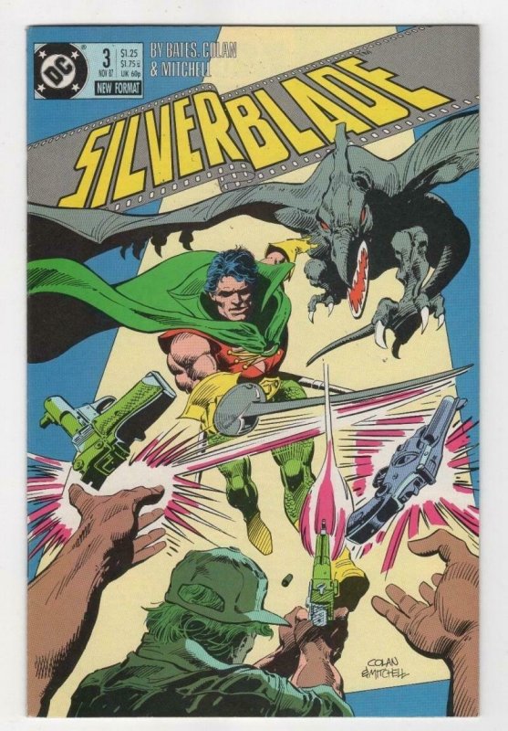 SILVERBLADE #3, NM-, Bates, Colan, Mitchell,  DC, 1987 more DC in store