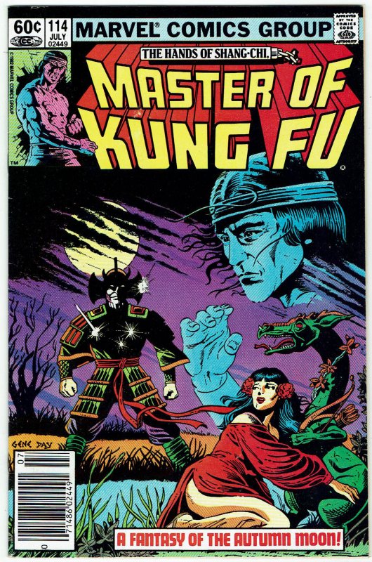 Master of Kung Fu #114 (1974 v1) Gene Day Fu Manchu Newsstand VF+