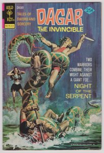 Dagar the Invincible #9 (F+) Gold Key Painted Cover, 1974