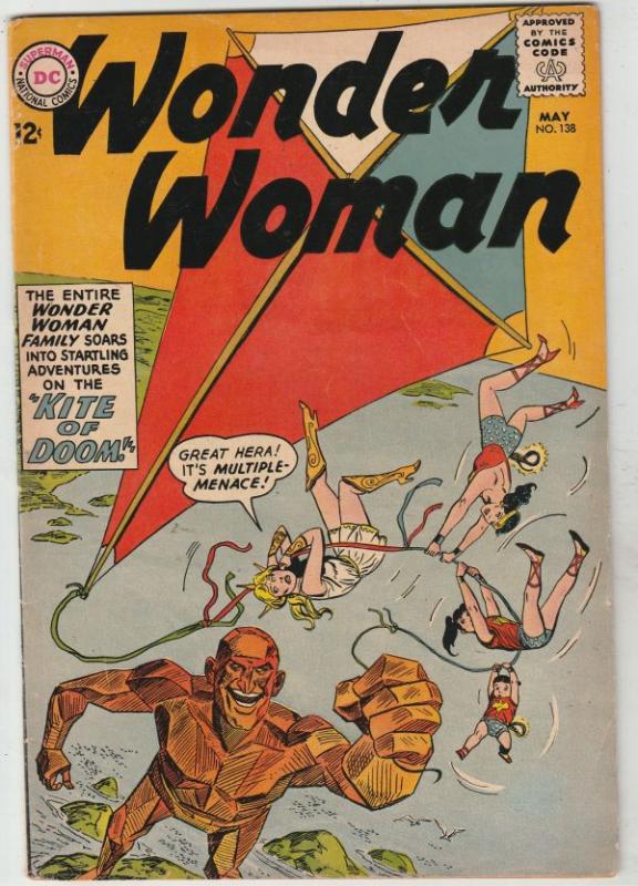 Wonder Woman #138 (May-63) FN+ Mid-High-Grade Wonder Woman