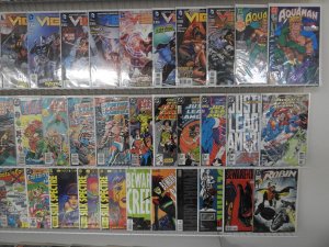 Huge Lot of 140+ Comics W/ JLA, Daredevil, Captain Carrot! Avg. VF-