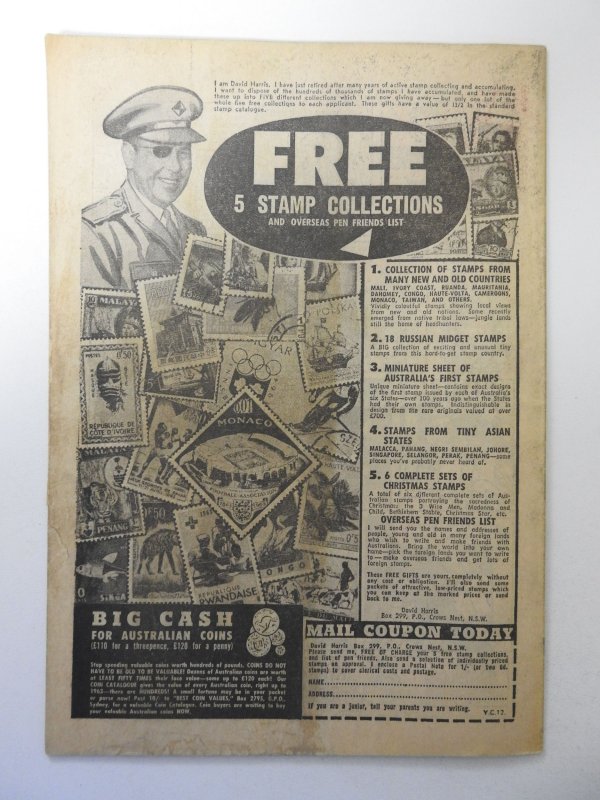 Brick Bradford and the Time-Top #15 VG+ Condition tape interior bc