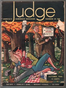 Judge 10/1946-gags & cartoons-spicy cover-James Gibson-Bob Hope-FR