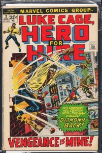 Hero for Hire #2 (1972) Luke Cage [Key Issue]