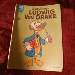 Ludwig von Drake 3 & 4 dell Disney Comics 1962 lot run set collection silver age