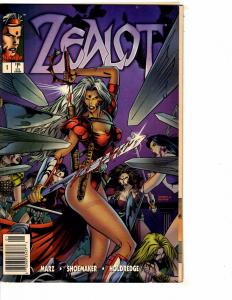 Lot Of 2 Image Comic Books Shattered Image #1 and Zealot #1 ON12