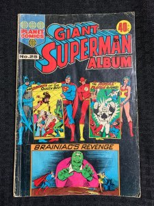 Vintage GIANT SUPERMAN ALBUM Planet Comics #25 GD+ 2.5 Justice League of America