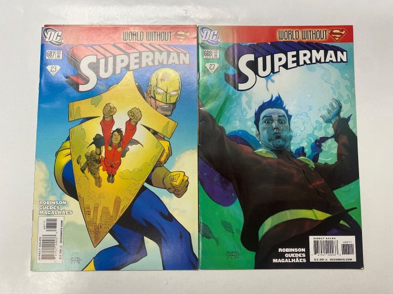4 Superman DC COMICS #685 686 687 688 87 KM6