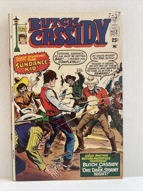 Butch Cassidy #1 2 3 & The Sundance Kid #1 2 3 Complete Series Skywald Comics
