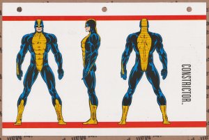 Official Handbook of the Marvel Universe Sheet- Constrictor