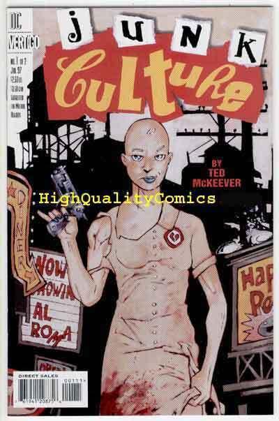 JUNK CULTURE #1, NM+, Ted McKeever, 1997, Teenage, , more Vertigo in store