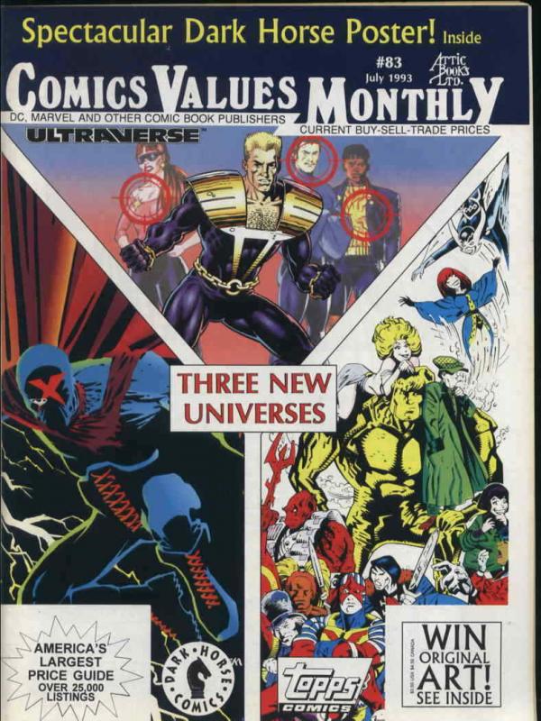 Comics Values Monthly #83 FN; Attic | save on shipping - details inside