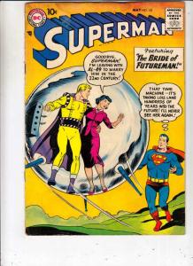 Superman #121 (May-58) VG+ Affordable-Grade Superman, Jimmy Olsen,Lois Lane, ...