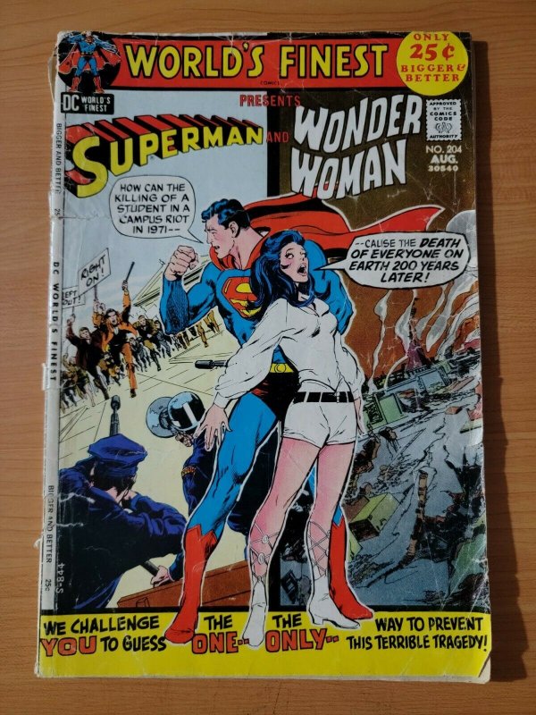 World's Finest #204 ~ GOOD GD ~ 1971 DC Comics