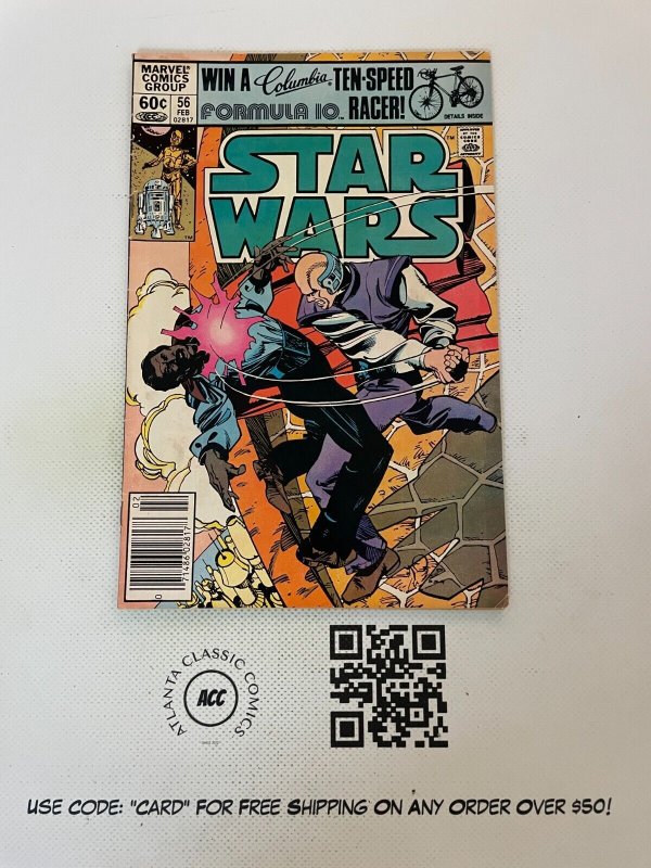 Star Wars # 56 VF/NM Marvel Comic Book Han Solo Luke Skywalker Leia 5 J239