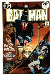 BATMAN #253-1973-DC-The Shadow-comic book vf-