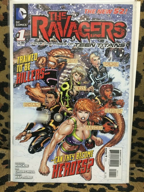 THE RAVAGERS - DC - 4 ISSUES #1-4 - 2012 - VF