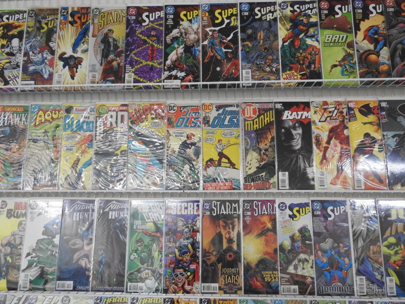 Huge Lot of 130+ Comics W/ Batman, Green Lantern, Superman Avg. VR Con.