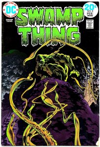 SWAMP THING #8 (Jan1974) 5.5 FN-  Len Wein & Bernie Wrightson! Tunnel Lurker!