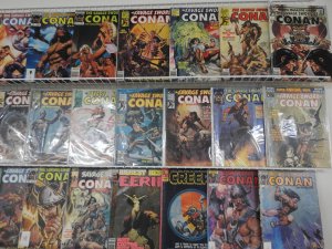 Huge Lot of 80+ Magazines W/ Conan, Vampirella, POTA, Creepy Avg. VG Condition.