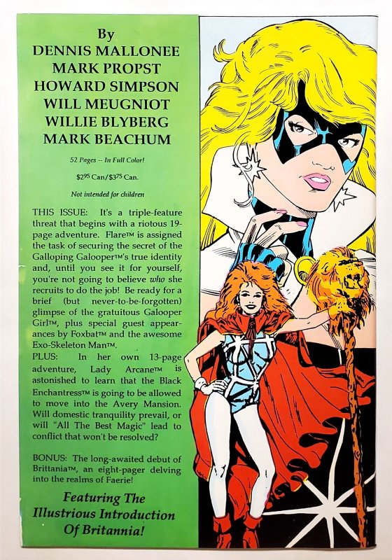 Flare (2nd Series) #3 (March 1991, Hero) 9.0 VF/NM