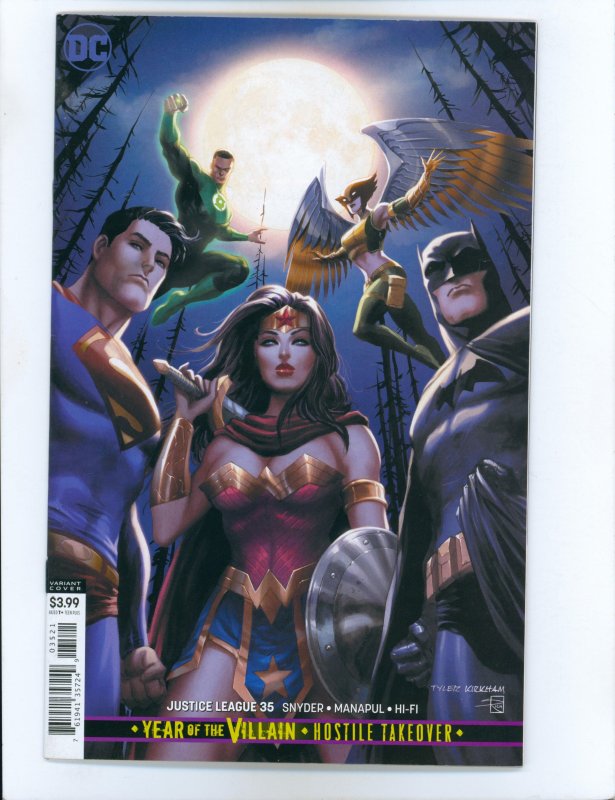 Justice League 35 Tyler Kirkham variant