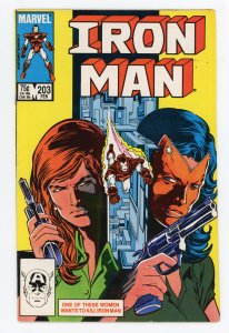 Iron Man #203 Denny O'Neil Madame Masque VF+