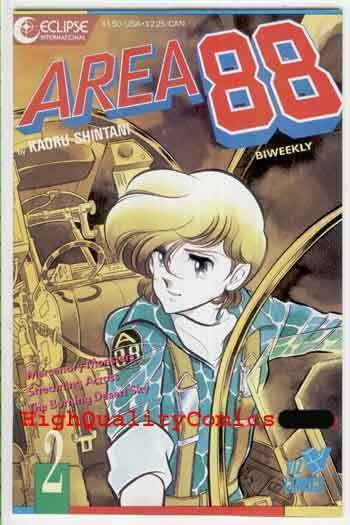 Area 2 Nm Manga Kaoru Shintani Mercenary Jet 1987 More Indies In Store Comic Books Modern Age Eclipse Hipcomic
