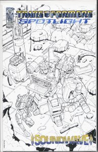 Transformers Spotlight: Soundwave Cover RI-B (2007) Transformers
