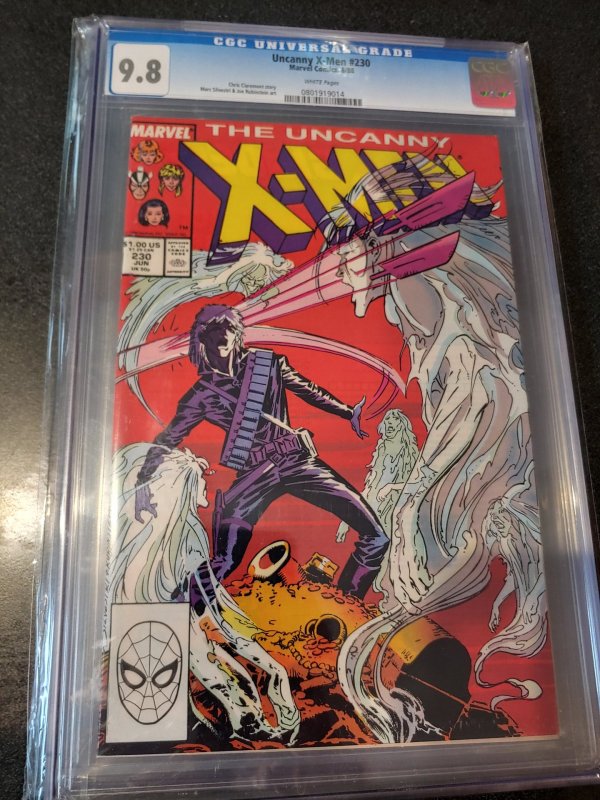 ​UNCANNY X-MEN #230 CGC 9.8 MARC SILVESTRI & JOE RUBINSTEIN ART