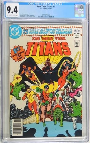 The New Teen Titans #1 (1980) CGC Graded 9.4