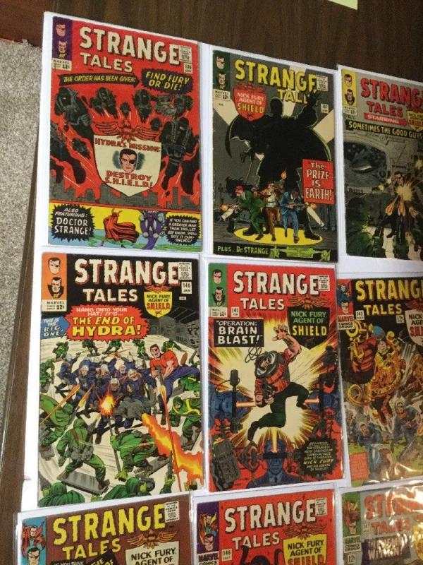 Strange Tales 136 137 138 139 140 141 142 143 144 146 147 148 149 150 151-153 Vg