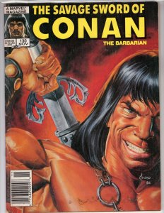 The Savage Sword of Conan #130 (1986)  FN-   [NSC•MG1]