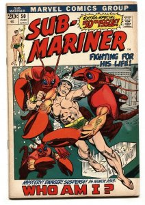 Sub-mariner #50 Marvel 1st Namorita-comic book