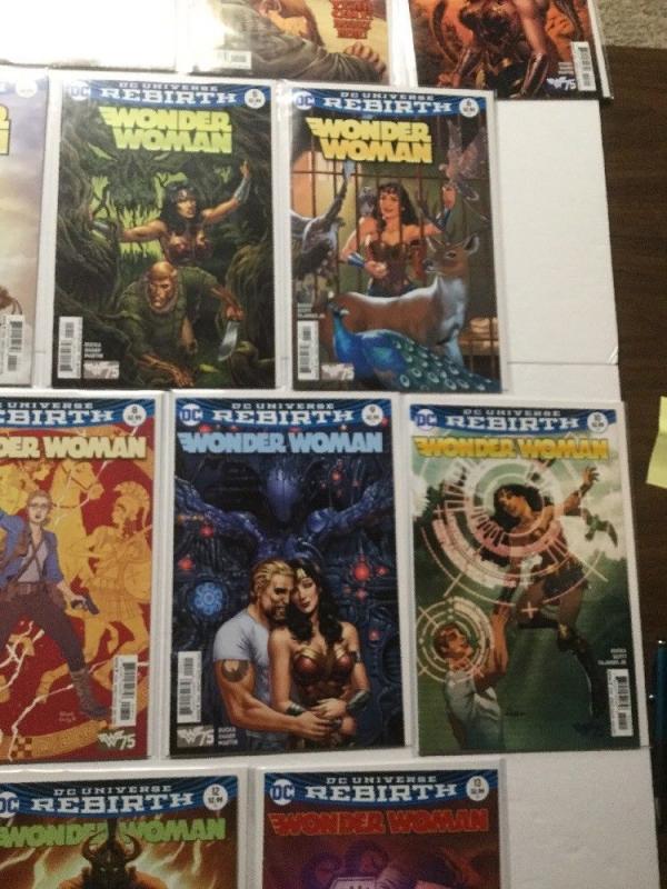 Wonder Woman Rebirth 1 1 2 3 4 5 6 7 8 9 10 11 12 13 Nm Near Mint IK