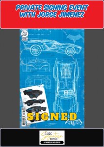 BATMAN #3 BAT-GADGET RAW JORGE JIMENEZ SIGNED W/COA PRIVATE SIGNING PRESALE NM