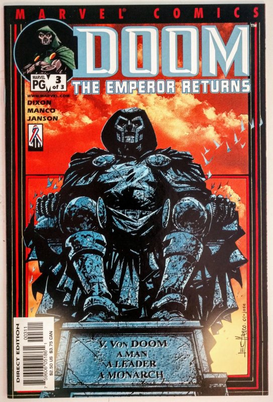 Doom: The Emperor Returns #1-3 (2002)