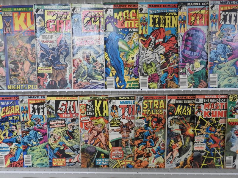 Attic Find Lot 55+ Comics Avg VG Condition! STRONG ACIDIC ODOR!  Great Reading!