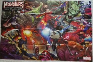 MONSTERS UNLEASHED Promo Poster, 24 x 36, 2016, MARVEL, HULK, SPIDER-MAN 168