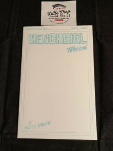 HENCHGIRL #1 NM NYCC BLANK SKETCH variant Scout Comics